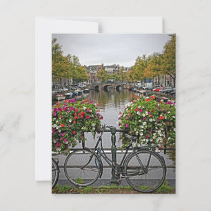 I Want to Ride My Bicycle in Amsterdam - Postcard