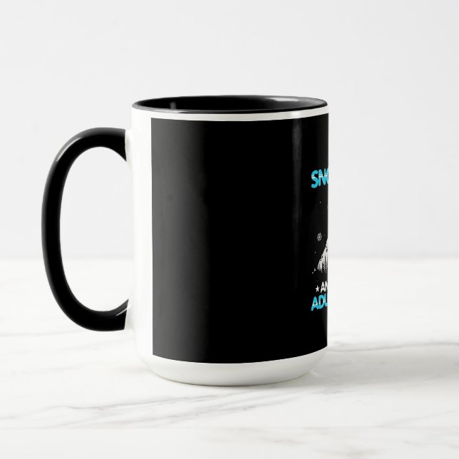 I Want To Snowboard Mug (Left)