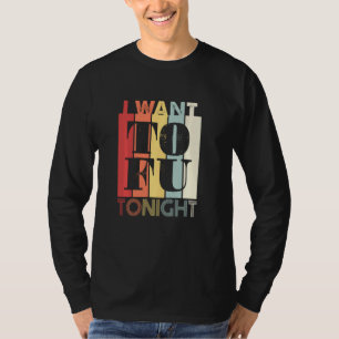 I Want Tofu Tonight Vegan Vegetarian Retro T-Shirt