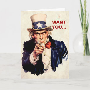 I Want You! Card