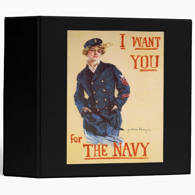 I want you for the Navy Binder (Front/Spine)