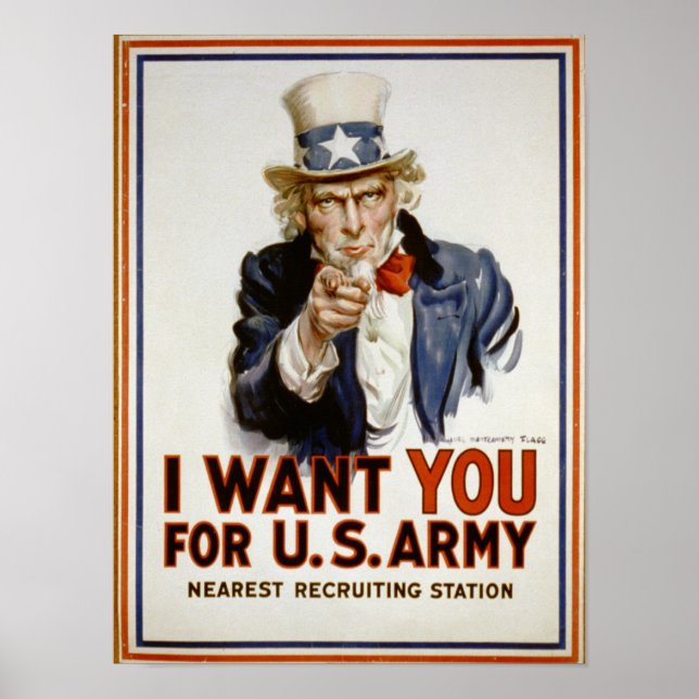 I Want You Poster (Front)