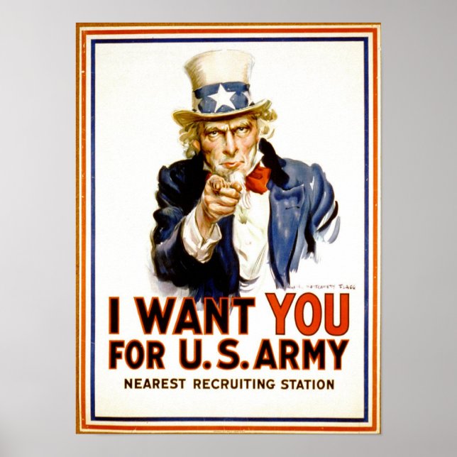 I want you Poster (Front)