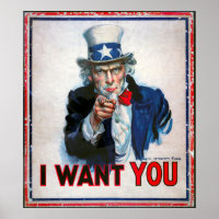 I WANT YOU says UNCLE SAM  1917