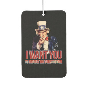 I want you to protect the constitution air freshener