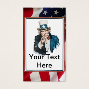 I Want You Uncle Sam Customize Your Text