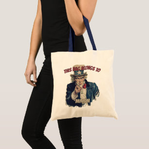 I Want You   Uncle Sam Vintage Beautiful Funny Tote Bag