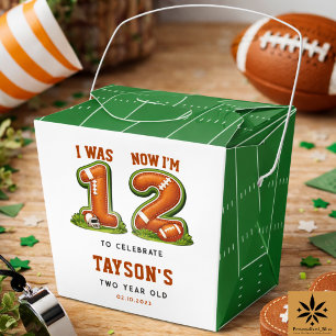 I Was 1, Now I’m 2 – Football America 2nd Birthday Favor Box
