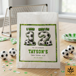 I Was 1 Now I’m 2 Soccer – All-Star 2nd Birthday Favour Bag