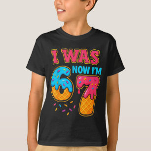 I Was 6 Now I’m 7 67 Six Seven Meme For 7 Year Old T-Shirt
