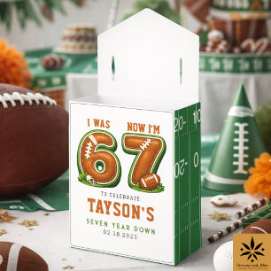I Was 6, Now I’m 7 – Football America 7th Birthday Favor Box
