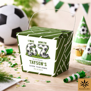 I Was 6, Now I’m 7 Soccer Birthday – All-Star Part Favor Box
