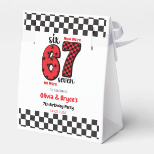I Was 6, Now I’m 7 – Twin 7th Birthday for Kids Favor Box