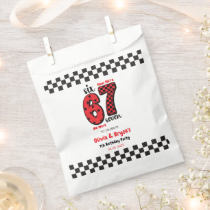 I Was 6, Now I’m 7 – Twin 7th Birthday for Kids Favour Bag