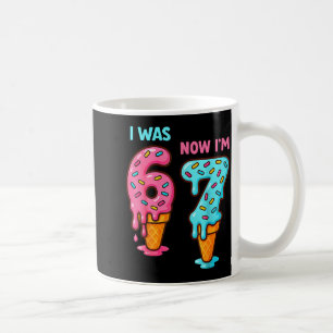I Was 6 Now I'm 7 Seven Year Old Birthday 67 Ice C Coffee Mug
