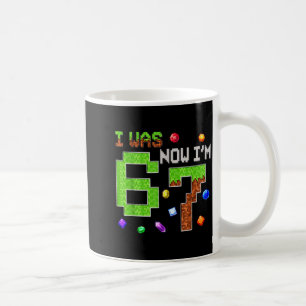 I Was 6 Now I'm 7 Six Seven 7th Birthday Boys Kids Coffee Mug