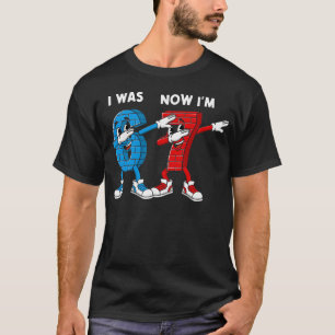 I Was 6 Now I'M 7 Year Old Birthday 67 Dabbing T-Shirt