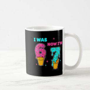I Was 6 Now I'm 7 Year Old Birthday 67 Meme For Ki Coffee Mug