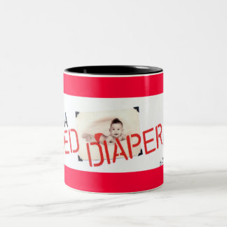 "I Was a Red Diaper Baby" Two-Tone Coffee Mug