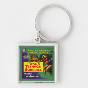 I was a teenage squirrel keychain