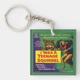 I was a teenage squirrel keychain