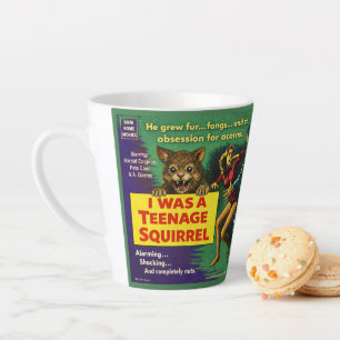 I was a teenage squirrel latte mug