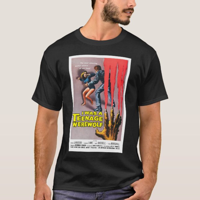 I Was A Teenage Werewolf T-Shirt (Front)