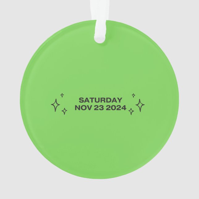 I Was At ProcStock III (2024) Ornament (Back)