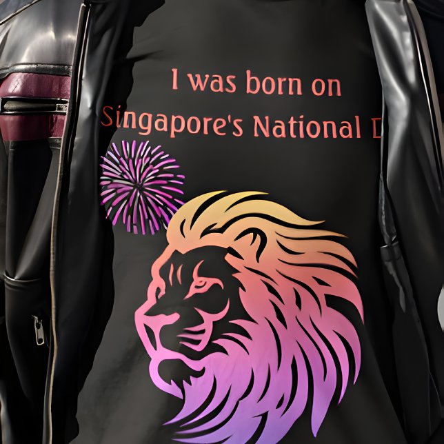 I was born on Singapore's National Day T-Shirt (Creator Uploaded)