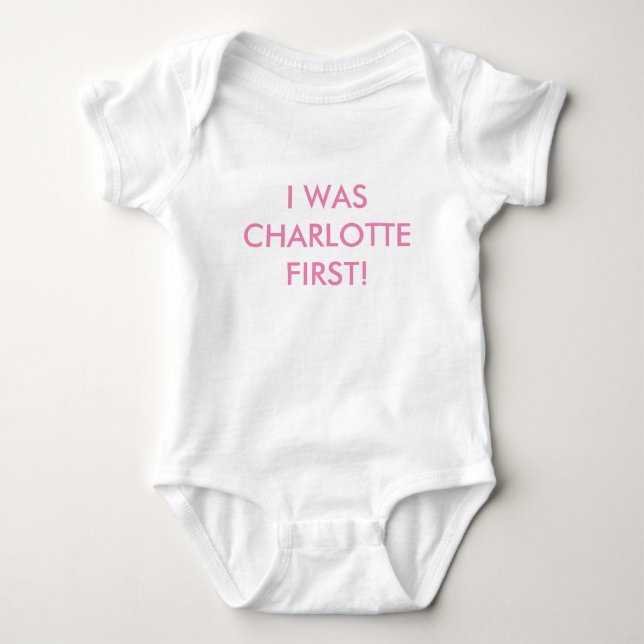 I was Charlotte first! romper (Front)