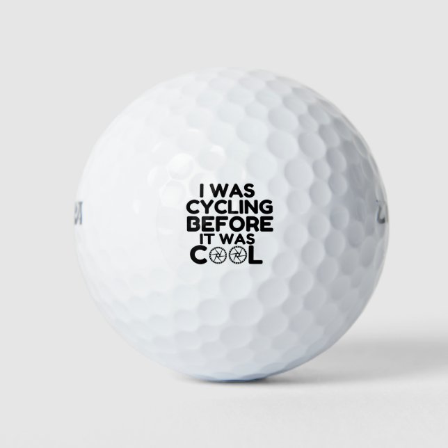 I Was Cycling Golf Balls (Front)