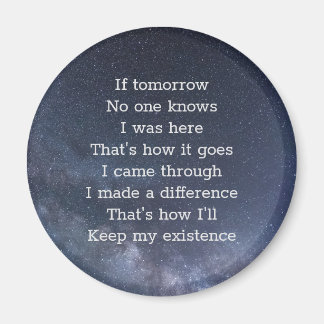 I Was Here Magnet