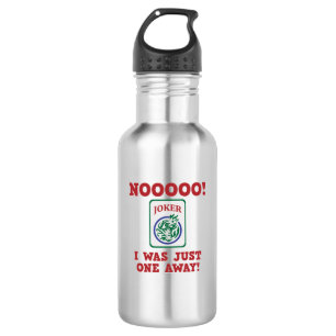 I Was Just One Away Mahjong Game Player Games 532 Ml Water Bottle