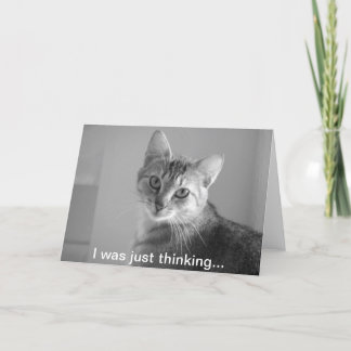 I was just thinking... card