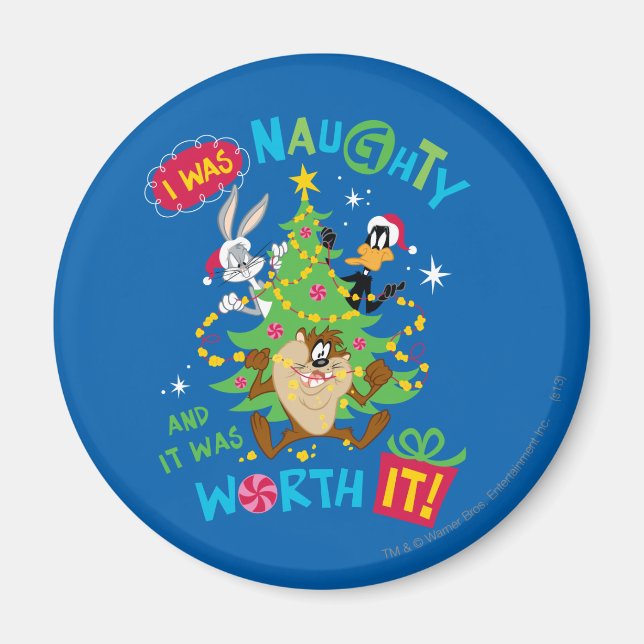 I Was Naughty Magnet (Front)