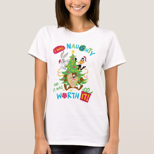 I Was Naughty T-Shirt (Front)