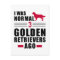 I was normal 3 Golden Retrievers ago