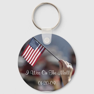 I Was On The Mall Obama Inauguration keyring