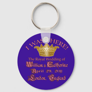 I Was There  Royal Wedding Memorabilia Keychain