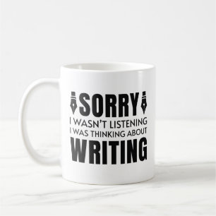 I Was Thinking About Writing Coffee Mug