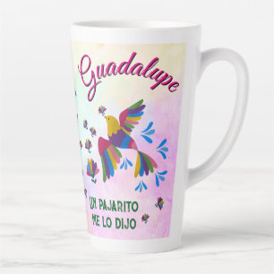 "I was told by an editable bird" Latte Mug