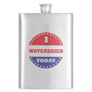 I Waterskied Today Hip Flask