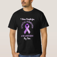 I Wear a CF Purple Ribbon for my Son