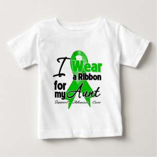 I Wear a Green Ribbon For My Aunt Baby T-Shirt