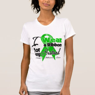 I Wear a Green Ribbon For My Husband T-Shirt