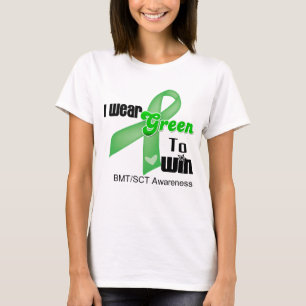 I Wear a Green Ribbon To Win BMT/SCT T-Shirt
