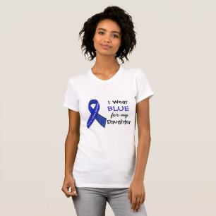 I Wear Blue e for my Daughter CFS Shirt
