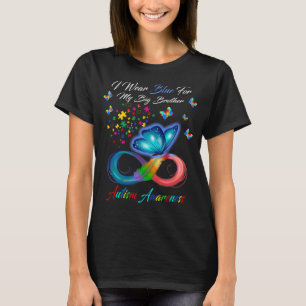 I Wear Blue For My Big Brother Autism Awareness T-Shirt