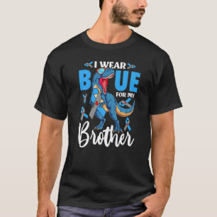 I Wear Blue For My Brother Type 1 Diabetes Awarene T-Shirt