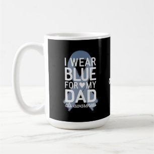 I Wear Blue For My Dad Shirt  ALS Awareness Gift  Coffee Mug